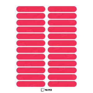 Monotone Mini Personalized Name Stickers – Waterproof Custom Labels for Kids