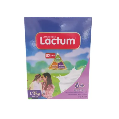 Lactum 6+ Plain 1.15 kg Powdered Milk Drink for Children 6 Years Old and Above