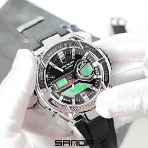 SANDA Popular Mens Watches for Foreign Trade 3123 Fashionable mens wristwatch outdoor luminous waterproof electronic watch