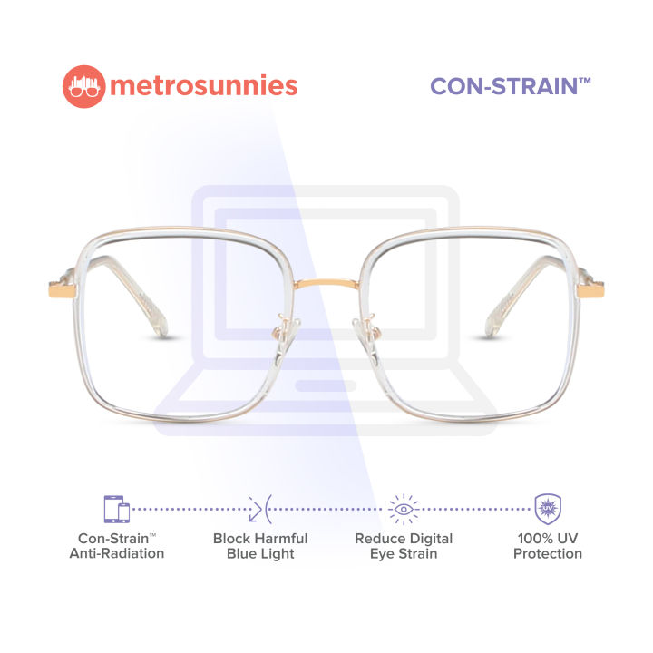 MetroSunnies Lee Specs Con-Strain Anti Radiation Glasses for