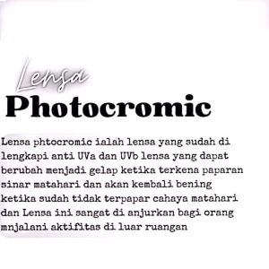 KACAMATA MINUS TINGGI LENSA TIPIS PHOTOCHROMIC