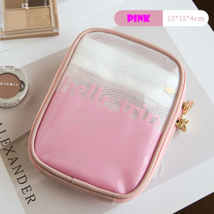 Cosmetic Bag for Women Toiletry Pouch Transparent Travel Wash Bag Make Up Portable Storage Bag High Capacity