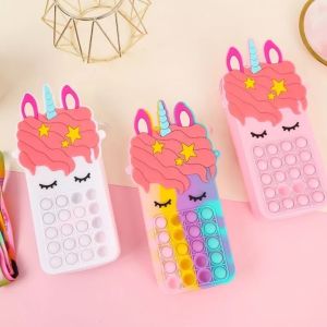 TAS POP IT TAS JELLY KARAKTER LUCU VIRAL BAHAN RUBBER FULL ANTI AIR POUCH SELEMPANG ANAK TAS FASHION ANAK