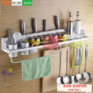 Rak Dapur shenar lebih panjang Rak dinding dapur alumunium
