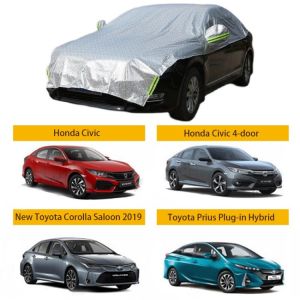 【Ready Stok】MOFOX Penutup Setengah Mobil Universal Penutup Pelindung Tahan Debu UV Matahari Luar Ruangan untuk Sedan COD