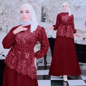 GAMIS ZIRENIA / GAUN MUSLIM / PAKAIAN WANITA / BUSANA MUSLIM / BAJU PESTA