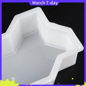 March DIY PATH Maker แม่พิมพ์คอนกรีตสวนถนนแม่พิมพ์ถนนปูอิฐแม่พิมพ์