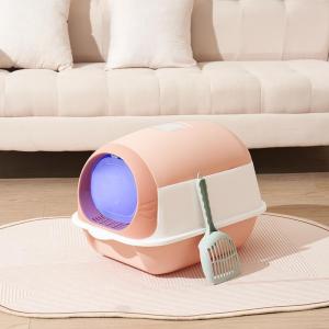 Cat Litter Box With Scoop Kitten Litter Box Cat Toilet Deodorization Leakage Prevention Litter Box