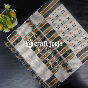 Taplak Meja Kecil Placemate Tenun Ukuran 35x45cm Banyak Motif