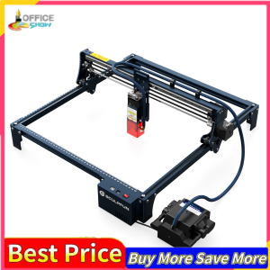 SCULPFUN S30 Laser Engraver with Automatic Air-assist System 5W Engraving Machine with Replaceable Lens Eye Protection Shield 410x400mm Engraving Area for Engraving and Carving Balsa Wood 304 Stainless Steel Aluminum Oxide Acrylic Cardboard