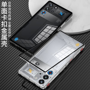 Aluminium Alloy Metal Frame Case For Red Magic 10 Pro Case Transparent Phone Acrylic Back Cover For Nubia RedMagic 10S Pro Plus