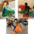 Lolanta เด็กทารก Inflatable ไดโนเสาร์ T-REX เครื่องแต่งกายเด็กวัยหัดเดินวันฮาโลวีนชุดของขวัญ Up เด็กอนุบาล Garden ชุดเชียร์ลีดเดอร์. 