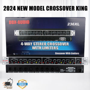 DBX-AUDIO 236XL/238XL ตัวแบ่งความถี่ อินพุตและเอาต์พุตที่สมดุล TRS เอาต์พุตซับเบสสเตอริโอหรือความถี่ต่ําช่องซ้ายและขวา ตัวแบ่งความถี่ประสิทธิภาพเวที