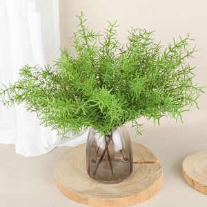 JAV5134 Elegant Artificial Fern Plant Realistic Plastic Seaweed Plants Flower Arrangement Non-Fading Fake Plant Home Garden Decor