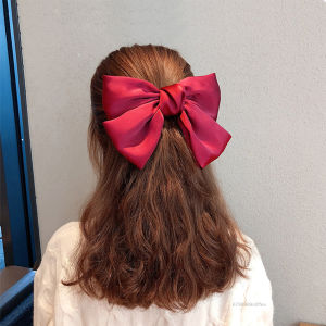 Vintage Bow Hair Clips French Style Knotted Bowknot Spring Snap Barrettes for Women Thin Thick Curly Hair TF-Hom-VN