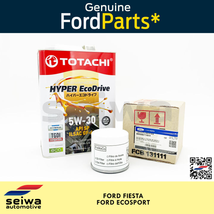 Ford Ecosport Change Oil Package Ford Fiesta Change Oil Package Totachi 5W30 Fully Synthetic