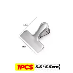 20Pcs Stainless Steel Food Clips Heavy Duty Bag Sealing Clip Snacks Coffee Metal Clamps Kitchen Rust Proof Storage Chip Clip