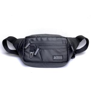 Waistbag Ultimo - Tas Pinggang Selempang Waterproof Hitam Kaneen