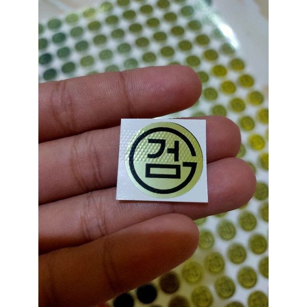 STIKER INK BULAT EMAS | Lazada Indonesia