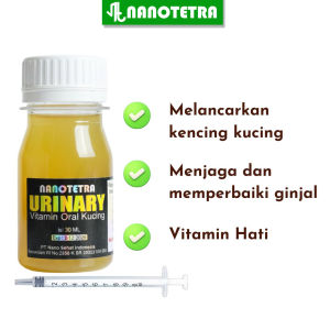 Nanotetra - NANO URINARY Vitamin Kucing Obat flutd kucing susah kencing berdarah 30ml