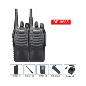 2/4PCS Baofeng BF-888S V2 Walkie Talkie Dual Band Portable Long Range UHF 400-470MHz USB/EU/US Ham Two Way Radio for Hunting