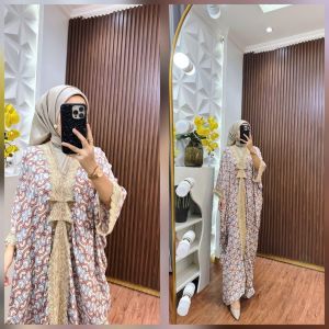 dstcollectionbali Fashion Muslim Kaftan Delisha by DST Collection Rayon Jumbo Sampai 100Kg