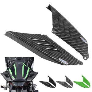 Rear Aerodynamics Side Spoiler Fixed Winglet Fairing Wings Trim Cover For Kawasaki Ninja ZX-4R ZX-4RR ZX4R ZX4RR 2023 2024 2025