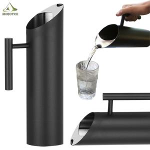 Premium 1.5L Stainless Steel Water Pitcher for Cold Beverages Durable and Rust-Resistant Silver Finish
