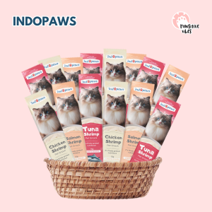 Pawitive Vibes paket Snack Creamy Kucing Isi 50 PCS 100 pcs snack kucing wet food