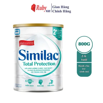 Sữa bột dinh dưỡng công thức Similac Total Protection 2+ 800g/lon