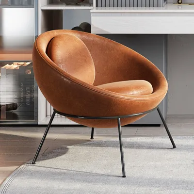 Nordic Bubble Space Chair Egg Shell Hemisphere Elliptical Design Art Leisure Chair Single Lazy Sofa Lounge Chair