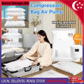 Vacuum Storage Bag Travel Electric Air Pump Vacuum Bag Mini Vacuum Sealer Space Saving Machine Suitable For Outdoor/Indoor Clothing Storage. 