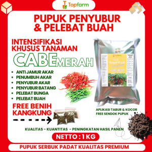 Pupuk Cabe Anti Keriting / Pupuk Pelebat Buah Cabai Keriting / Pupuk Kocor Tanaman Cabe / Obat Cabai Busuk Buah / Pupuk Pembesar Buah Cabe
