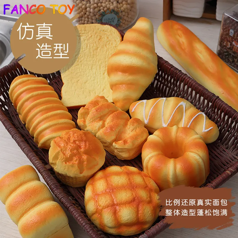 Buy Kripyery Slow Rise Squeezable Foam Bread Simulation Realistic Food Fake  Croissant Desserts Decoration Toys Gift for Boys Girls Kids Children M  Online at desertcartSeychelles