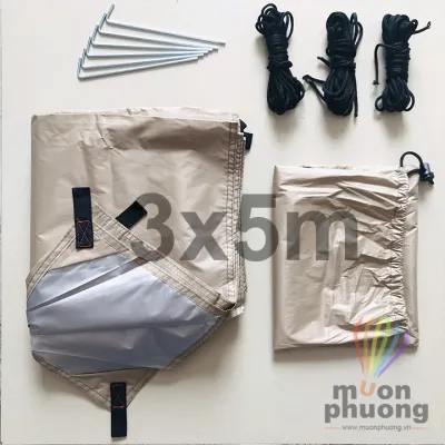 Tấm tăng bạt tăng mái che lều cắm trại dã ngoại chống nước Mountain Cattle gọn nhẹ