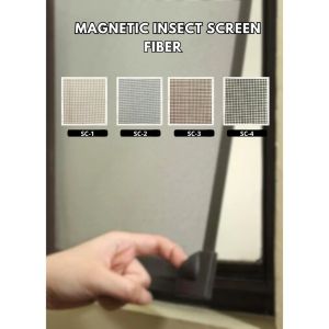 Kasa Nyamuk Magnet / Kawat Jendela / Magnetic Insect Scren