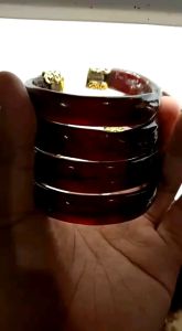GELANG AKAR BAHAR MERAH MOTIF C