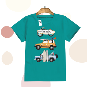 Code8.id DTF Kaos Anak Laki Laki Karakter Kendaraan Surf Best Seller Awan MURAH DAN TRENDY