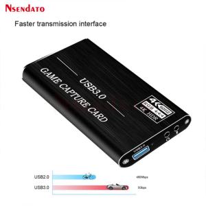 4K 60Hz HDMI USB 3.0 Video Capture HDMI to USB3.0 Video capture Dongle Card Game Live streaming Recording with Audio Mic input