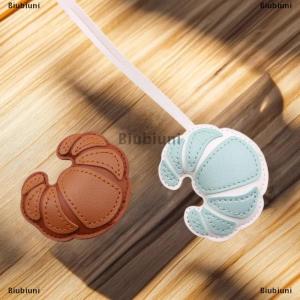 [COD] Biubiuni Croissant-shaped Keychain Croissant Charm Pendant Keyring Jewelry For Girls Women Gift Bag Decoration