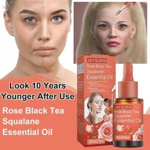 greatfunny Rose Black Tea Squalane Essential Oil/anti aging essence Hydrating Facial Essence