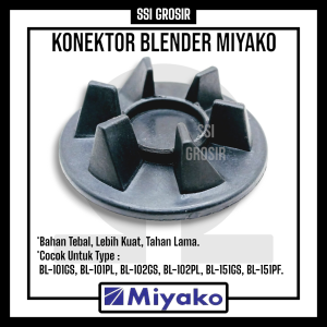Gear Konektor Blender Miyako Model Baru BL 151 / Gigi Plastik Blender Miyako Hijau