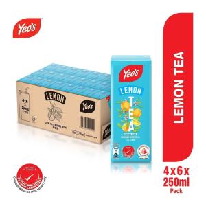 Yeos Lemon Tea Packet Drink 250ML (Case Of 24)