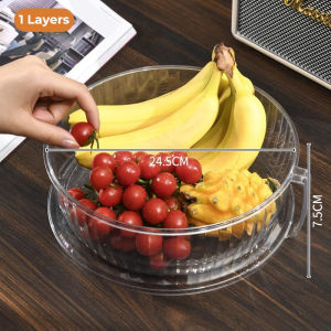 [SG]Insulated Transparent Food Cover Dust-proof Dish Cover Stackable Multi-functional Storage Basin