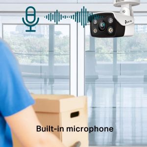 TP-LINK กล้องวงจรปิดความละเอียด 3MP  รุ่น VIGI C330 Full-color  24 ชม. มีไมค์