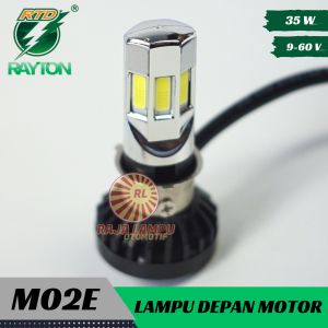 Lampu Motor RTD M02E PUTIH 35W 6 Sisi 6 MATA HeadLamp RAYTON BLUE Universal Lampu