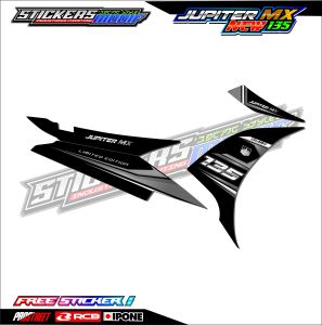STRIPING VARIASI MOTOR YAMAHA JUPITER MX 135 NEW / STICKER LIST YAMAHA JUPITER MX 135 BARU