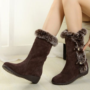 2023 Winter Soft Womens Boots Fur Hot Womens Platform Loose Shoes Flat Martin Womens Snow Boots Womens Bota New
