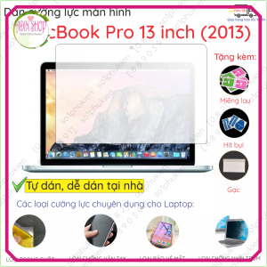 Dán màn hình cường lực MacBook Pro 2013 2014 2015 2018 13 inch/ 15 inch/ 15.4 inch nano dẻo trong nhám chống vân tay