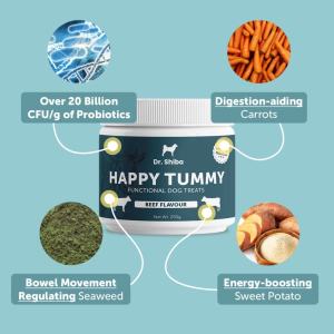 40g 250g Dr Shiba Pro Immune Silky Fur Jolly Joints Happy Tummy Dog Treat Treats Food Snack Vitamins